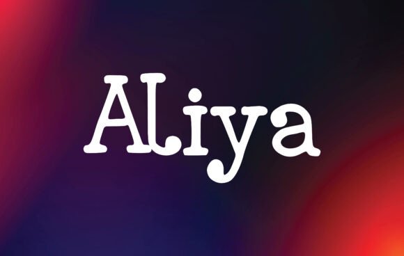 Aliya: A Handwritten Typeface for Elevated Web Design