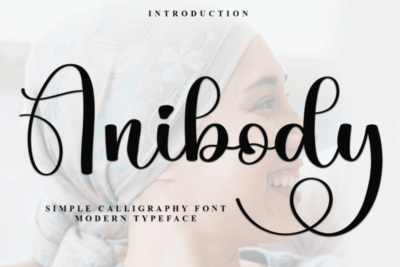 Anibody: A Soft Script Typeface for Modern Editorial Design