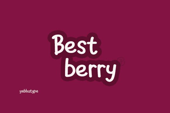 Best Berry Typeface: A Sweet Handwritten Font for Digital Brands