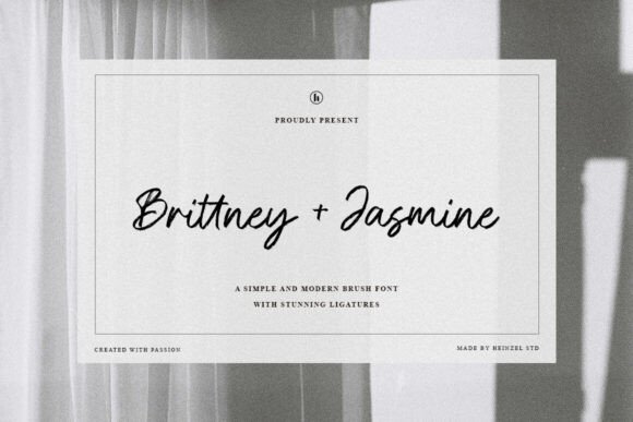 Brittney and Jasmine: Elevate Your Brand Identity with Modern Script