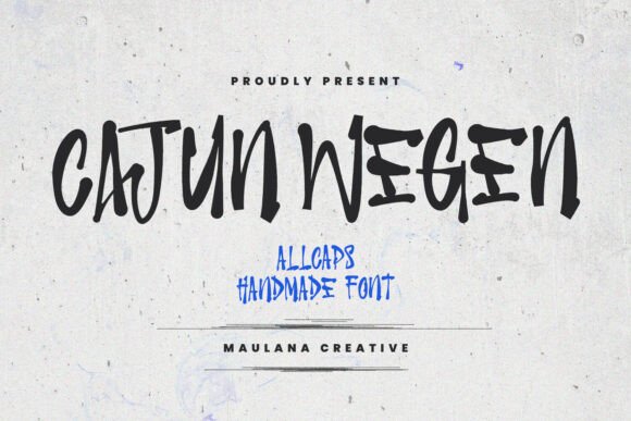Cajun Wegen: The Gritty Typeface That Transformed My Brand Identity