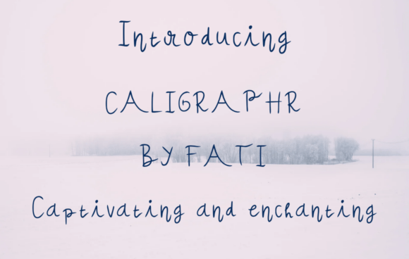 Caligraphr Font: A Delicate Handwritten Typeface for Modern Branding
