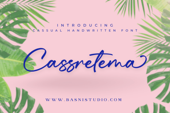 Cassretema: A Handwritten Typeface for Authentic Digital Branding