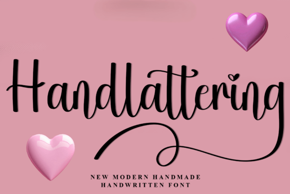 Handlattering: A Soft Script Typeface for Editorial Design