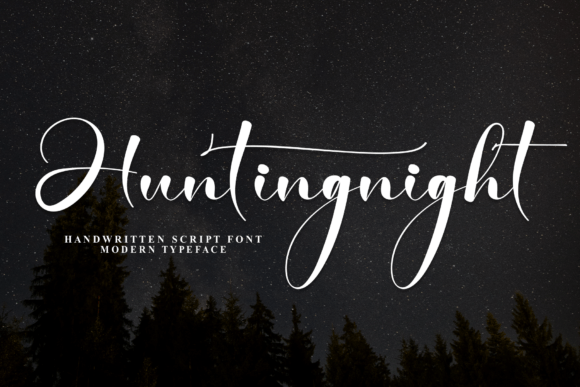 Huntingnight Script Font Review: Elevating Campaign Visuals