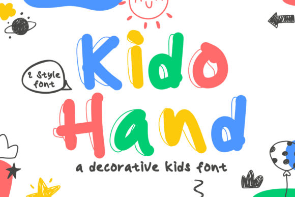 Kido Hand: A Playful Typeface for Campaign Creatives