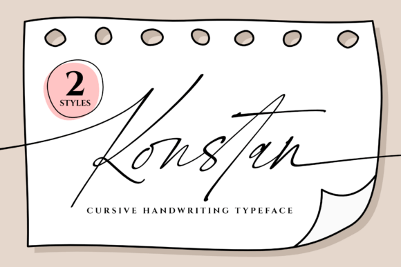 Konstan: The Handwritten Typeface That Elevates Small Business Branding