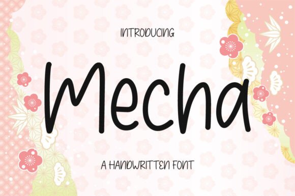 Mecha: A Graceful Script Font for Editorial Design