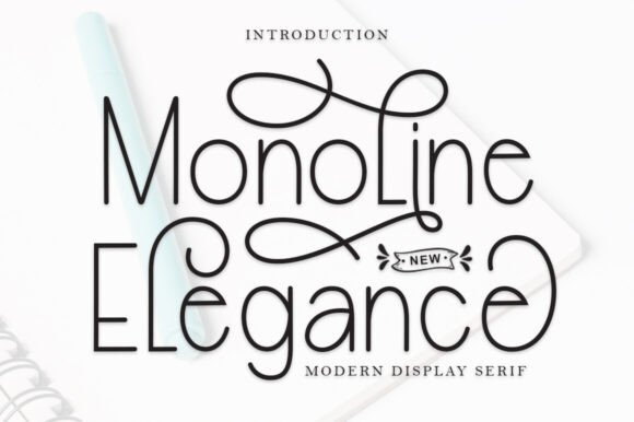 Monoline Elegance Typeface: A Designer’s Take on Digital Script