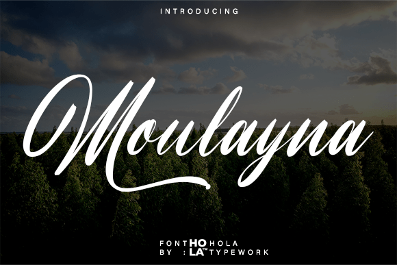 Moulayna: A Handwritten Font for Modern Web Design