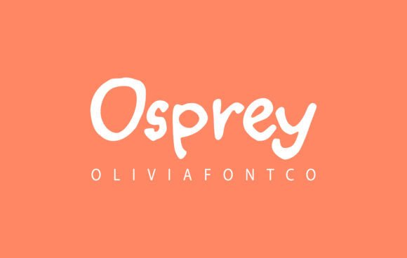 Osprey: A Sweet Script Font for Modern Editorial Design