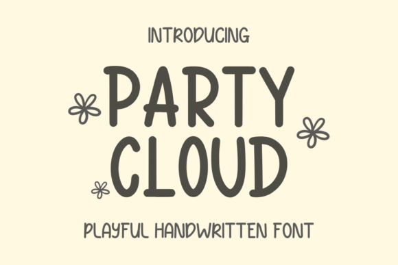 Party Cloud: A Playful Typeface for Engaging Social Campaigns