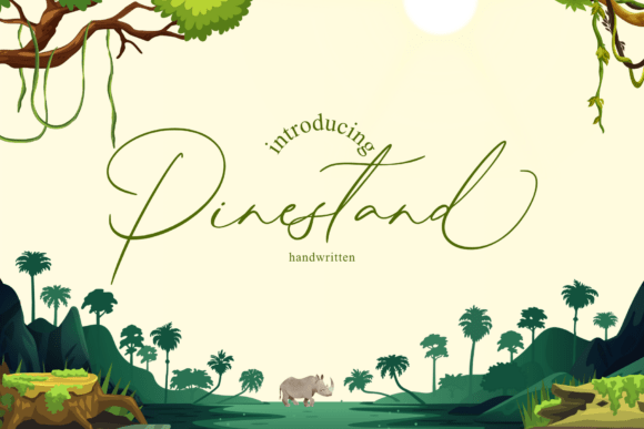 Pinestand: A Handwritten Typeface for Authentic Craft Branding