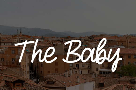 The Baby Typeface: Elevating Small Business Branding with Modern Elegance