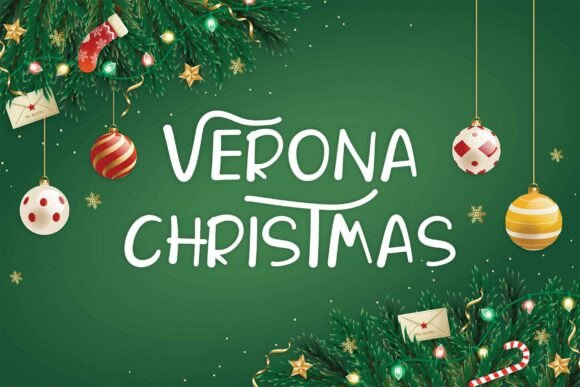 Verona Christmas Typeface Review for Holiday Campaigns